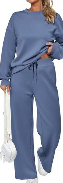 Variant image for Dam Tvådelad Uppsättning Bredbenade Byxor Polyester-94