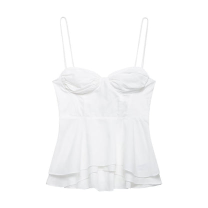 Dam Korsett Topp Streetwear Polyester 3D Effekt Extra Långa Ärmar-1