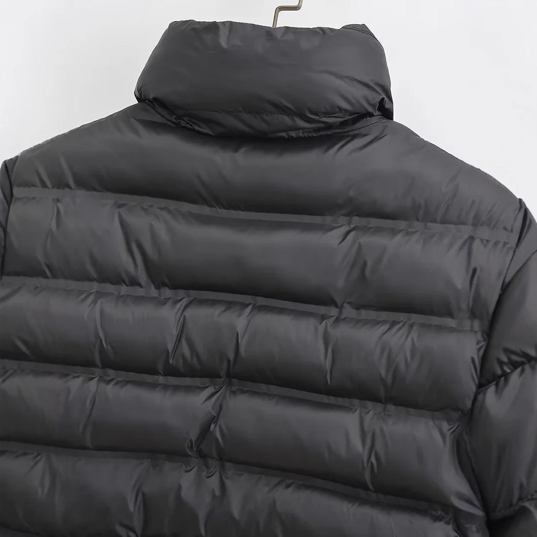 Lätt Quiltad Vårjacka Dam i Modern Design – Vattenavvisande Material med Justerbar Nederkant och Fickor 4
