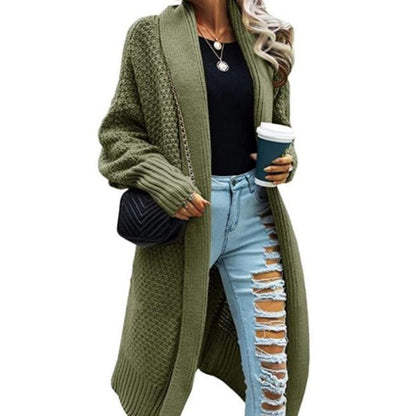 Variant image for Kvinnor Lång Kappa Flödande Mjuk Tyg-11