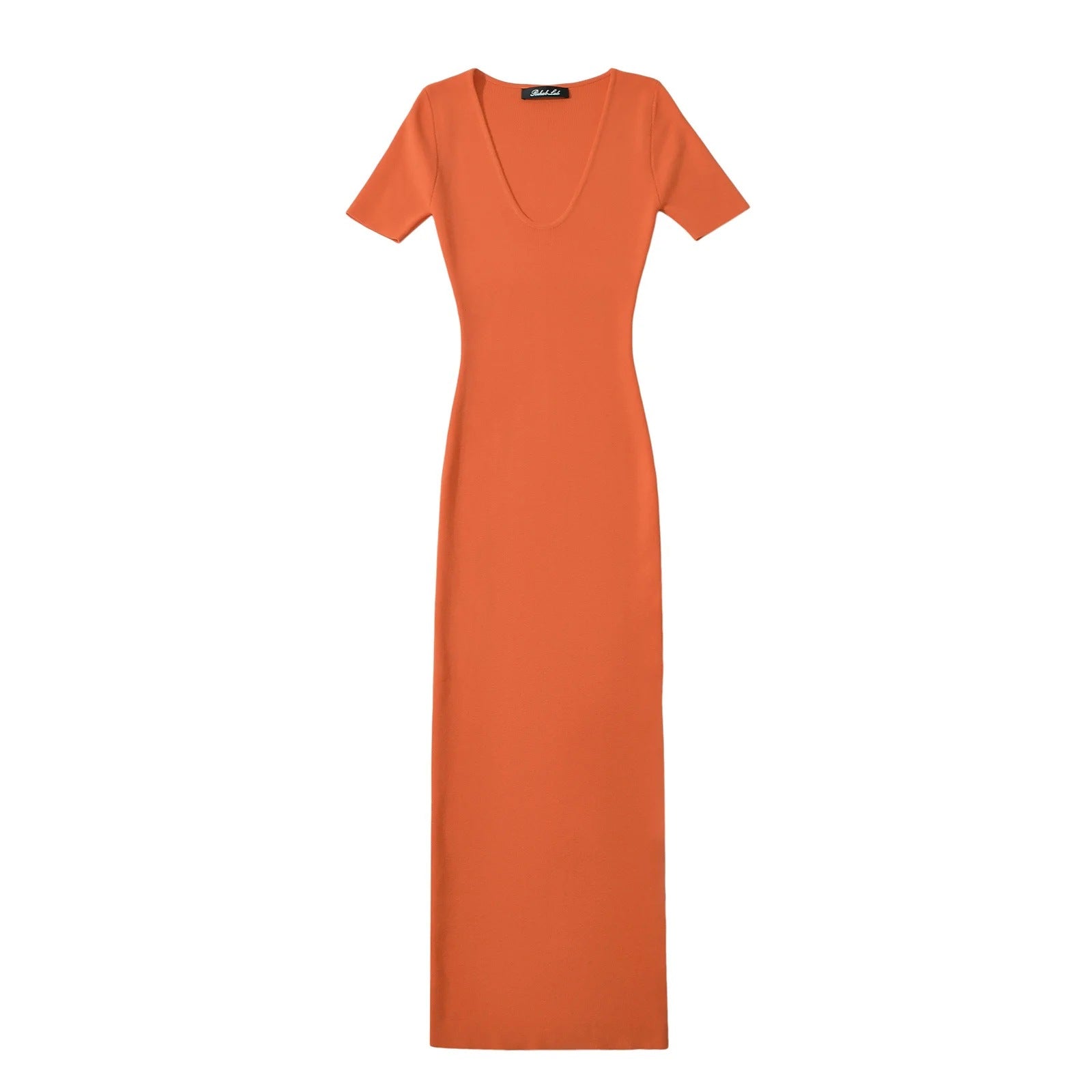 Fina Dam Klänningar Midi Klänning Tight Fit Polyester Ärmös-4