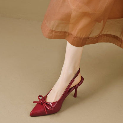 Kvinnor Slingback Skor Dekorativ Slipdesign Syntetmaterial 2