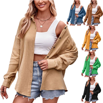 Herrskjorta Långärmad Löst Passform Viskos Geometriskt Mönster-2