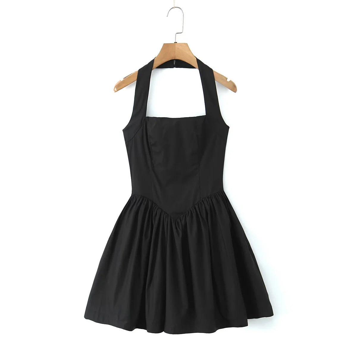 Kvinna Kort Jumpsuit med Samlad Kjol i Lätt Tyg – Bekväm och Feminine Passform för Sommarens Festligheter 6