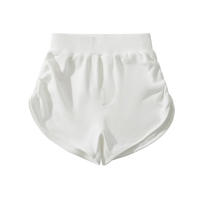 Kvinnors Fritidshorts Sportig Andningsbart Material Hög Midja 8