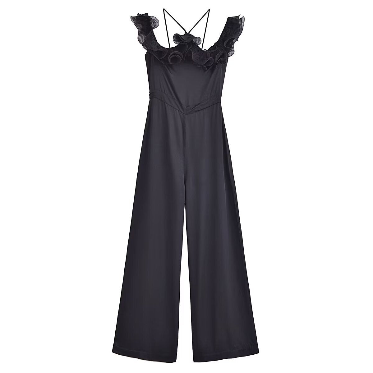 Dam Jumpsuit Skiktad Lätt Polyester-2