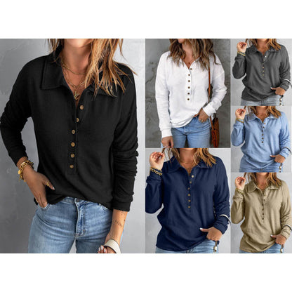 Dam Fritidsbasskjorta Ribbad Monokrom Spandex-2