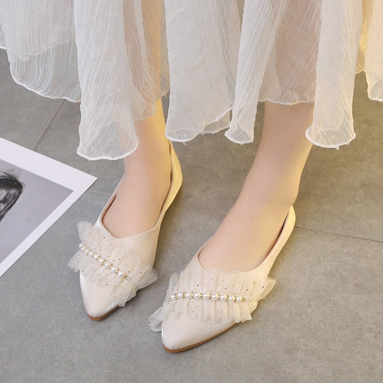 Svarta Ballerina Skor Dam med Dekorativa Ruffles och Vadderad Innersula för Eleganta Tillfällen 3