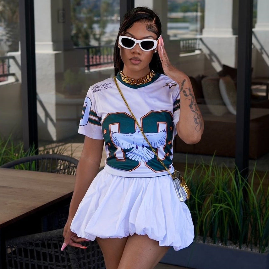 Herr T-shirt Kortärmad Streetwear Polyester och Spandex-2