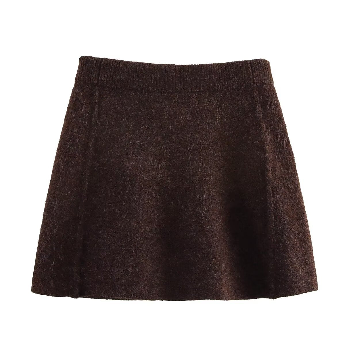 Damjacka Stickad Långärmad Polyester med Sömdekoration-6