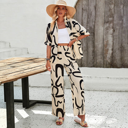 Variant image for Dam Topp och Byxor i Bambufiber Relaxed Fit-13