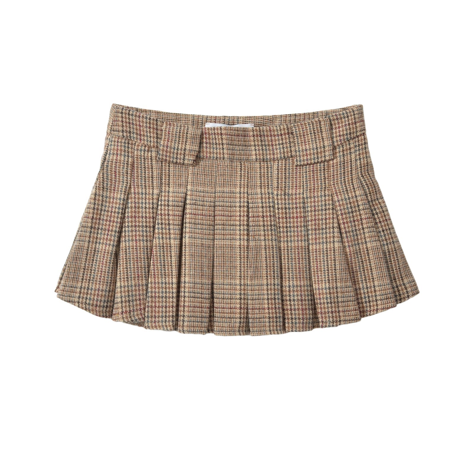 Dam Lång Kjol Veckad Polyester med Elastisk Midja-1