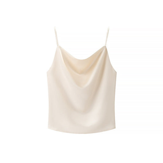 Dam Satin Topp Justerbara Spaghetti Band Elegant 1