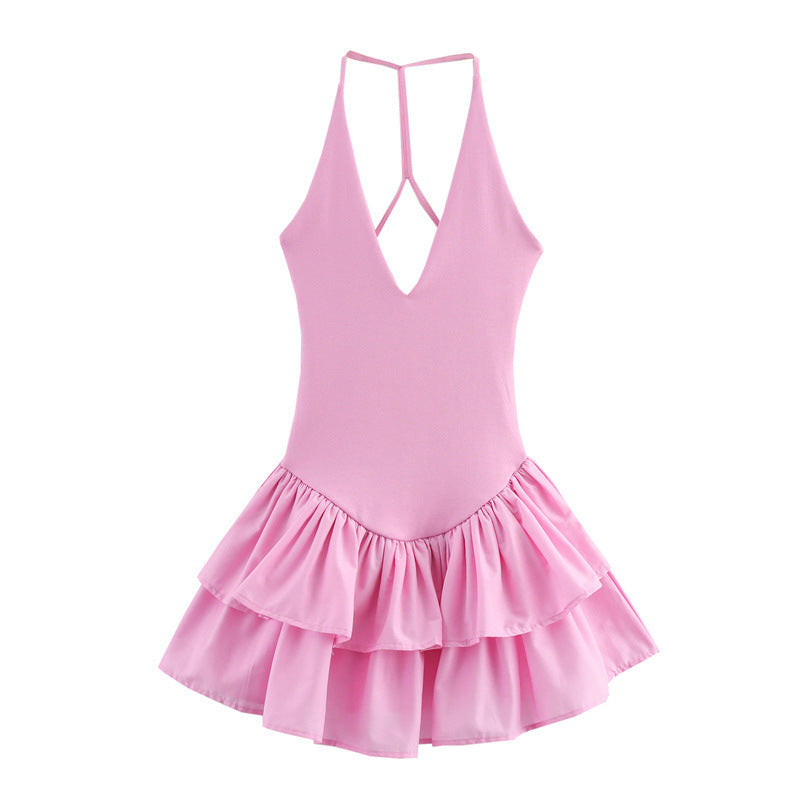 Damklänning A-Line Ärmlös Polyester Midi-6