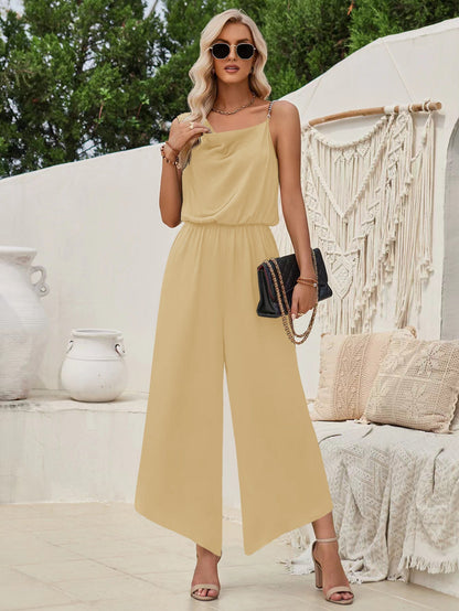 Variant image for Kvinnors Midi Klänning Spaghetti Band Polyester-16