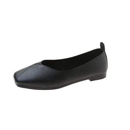 Svarta Ballerinaskor i Flexibelt Material – Elegant Design för Komfort och Stil 8