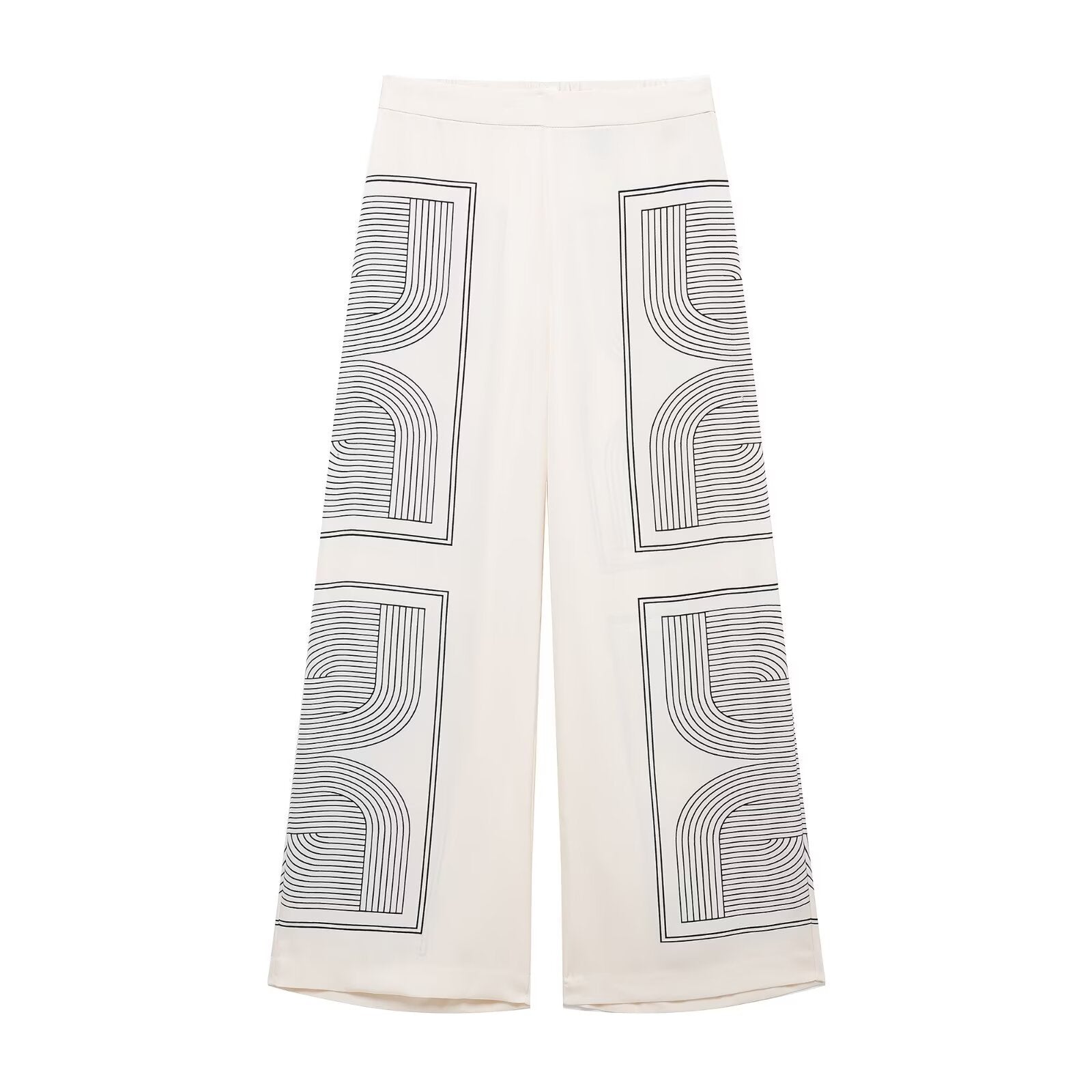 Dam T-shirt och Byxor Set Elegant Polyester-5