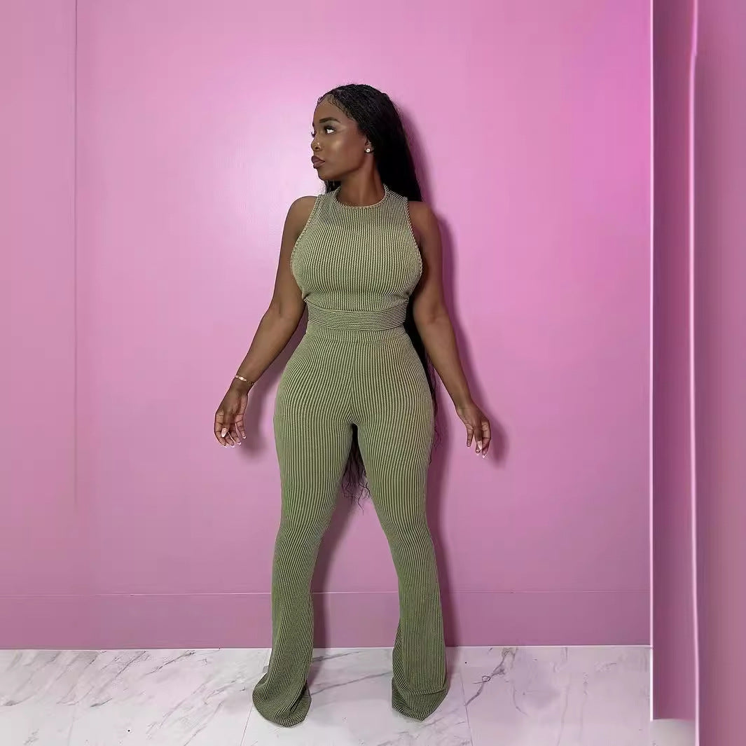 Kvinna Långa Byxor Streetwear Polyester Spandex 4