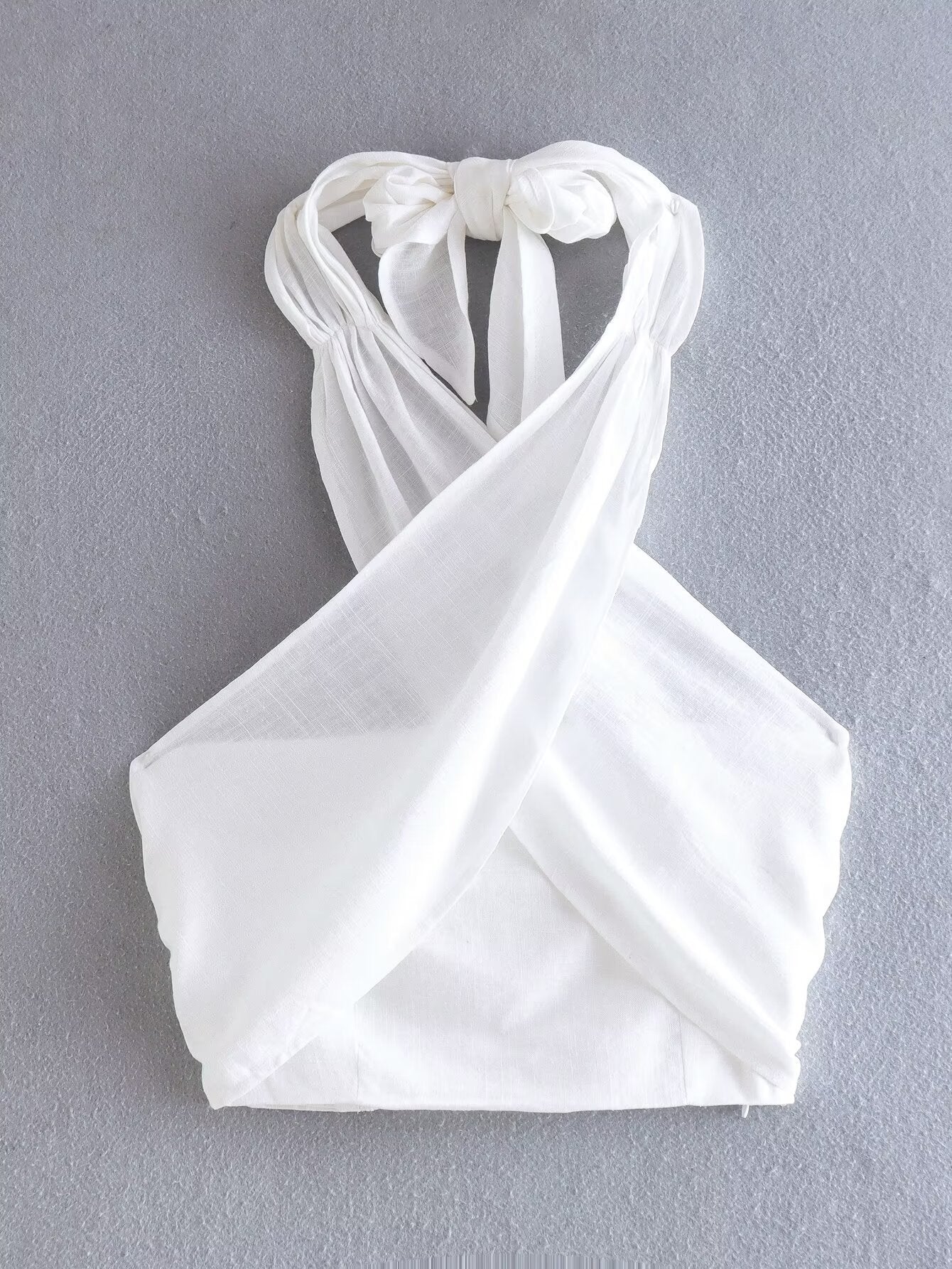 Variant image for Dam Kort Rörskamisol Snörning Bomull-1