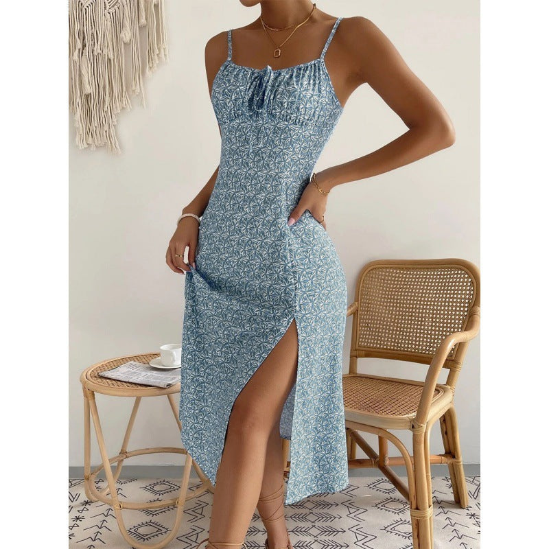 Variant image for Dam Midi Klänning Blommig Elegant Polyester Långärmad-1