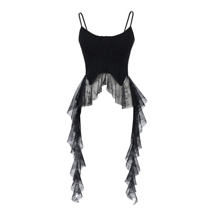 Damen Top mit Ruffsad Design und Justierbarem Schnürung – Hochwertiger Stoff für Elegante Anlässe und Alltag 2