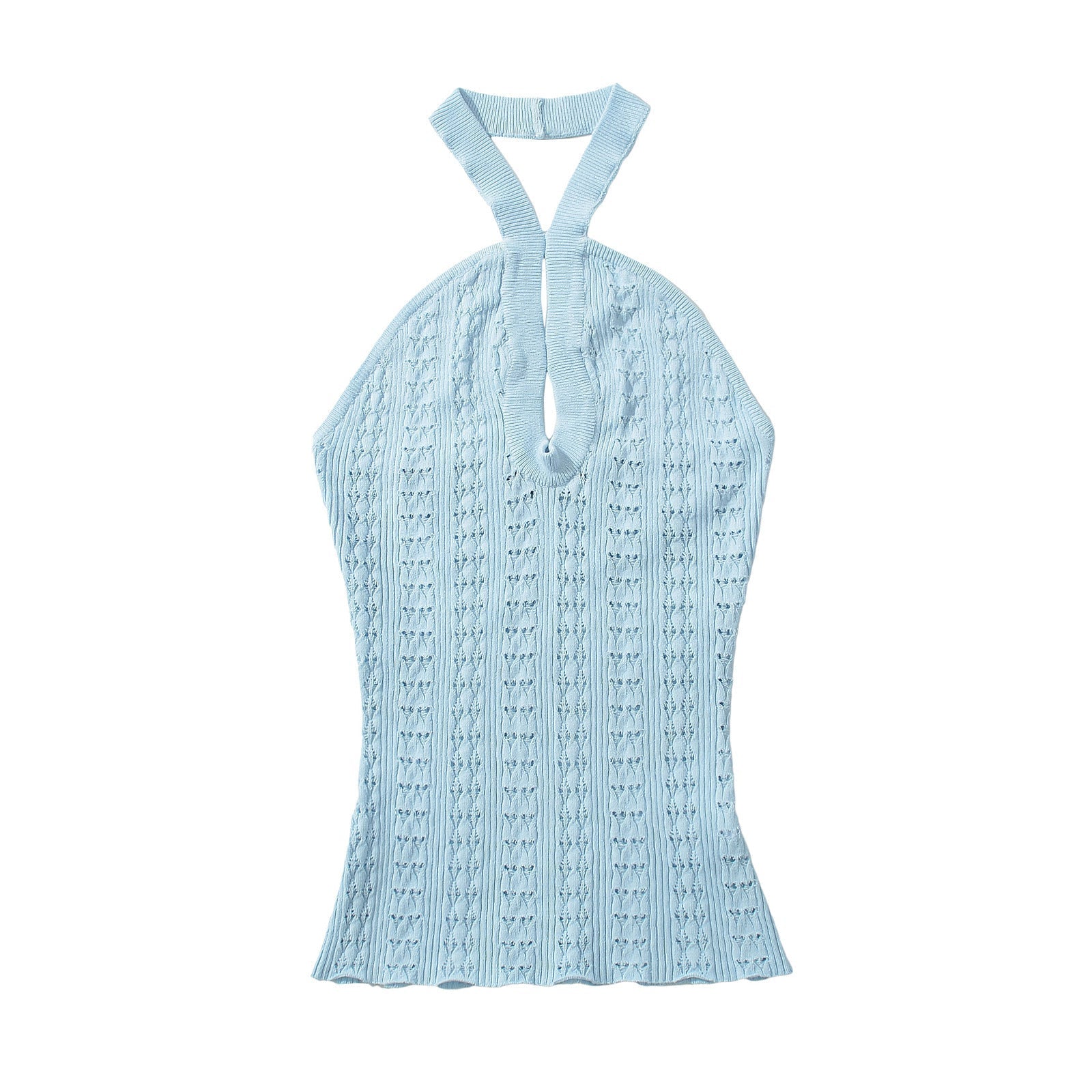 Dam Backless Top Halterneck Polyester-4