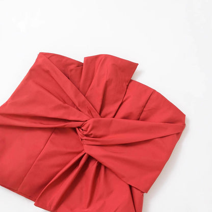 Kvinnors Festtopp Draperad Bomullsblandning 3