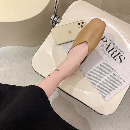 Öppna Mulor för Kvinnor med Stabil Blockklack och Hållbart Material – Modern Design och Vadderad Innersula 3