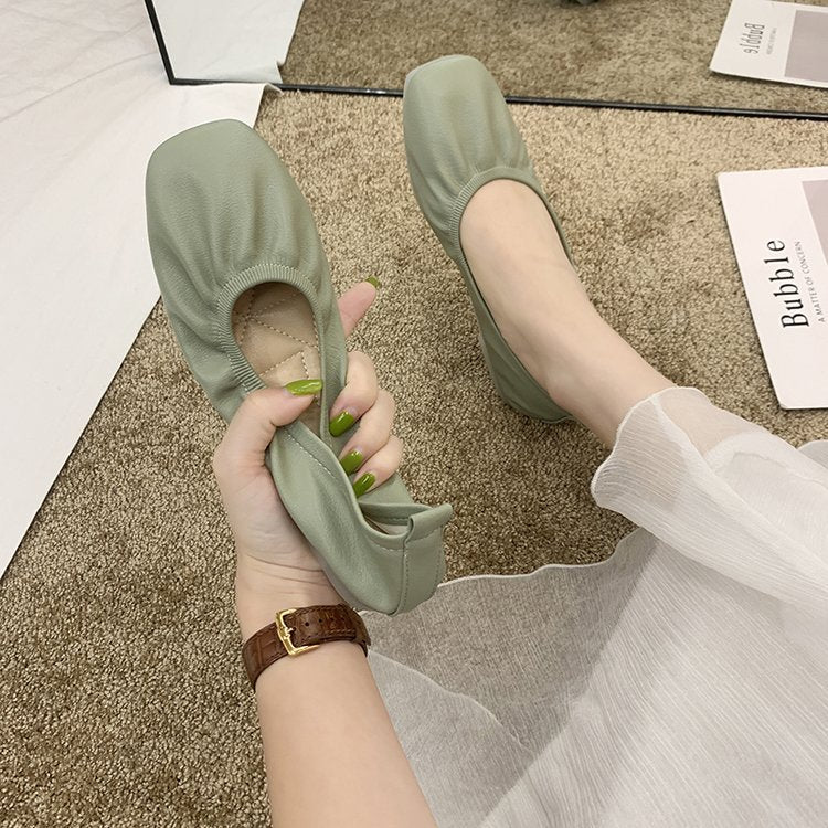 Svarta Ballerinaskor Dam i Mjukt Läder med Flexibel Sula – Elegant och Bekväm Design för Vardag och Fest 7