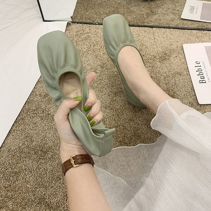 Svarta Ballerinaskor Dam i Mjukt Läder med Flexibel Sula – Elegant och Bekväm Design för Vardag och Fest 7