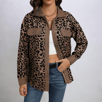 Variant image for Damjacka Leopardmönster Trendig Polyester-19