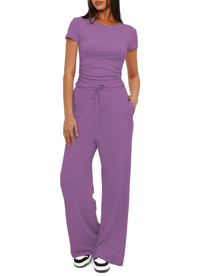 Variant image for Kvinnors Byxor Minimalistisk Stil Polyester Lång-16