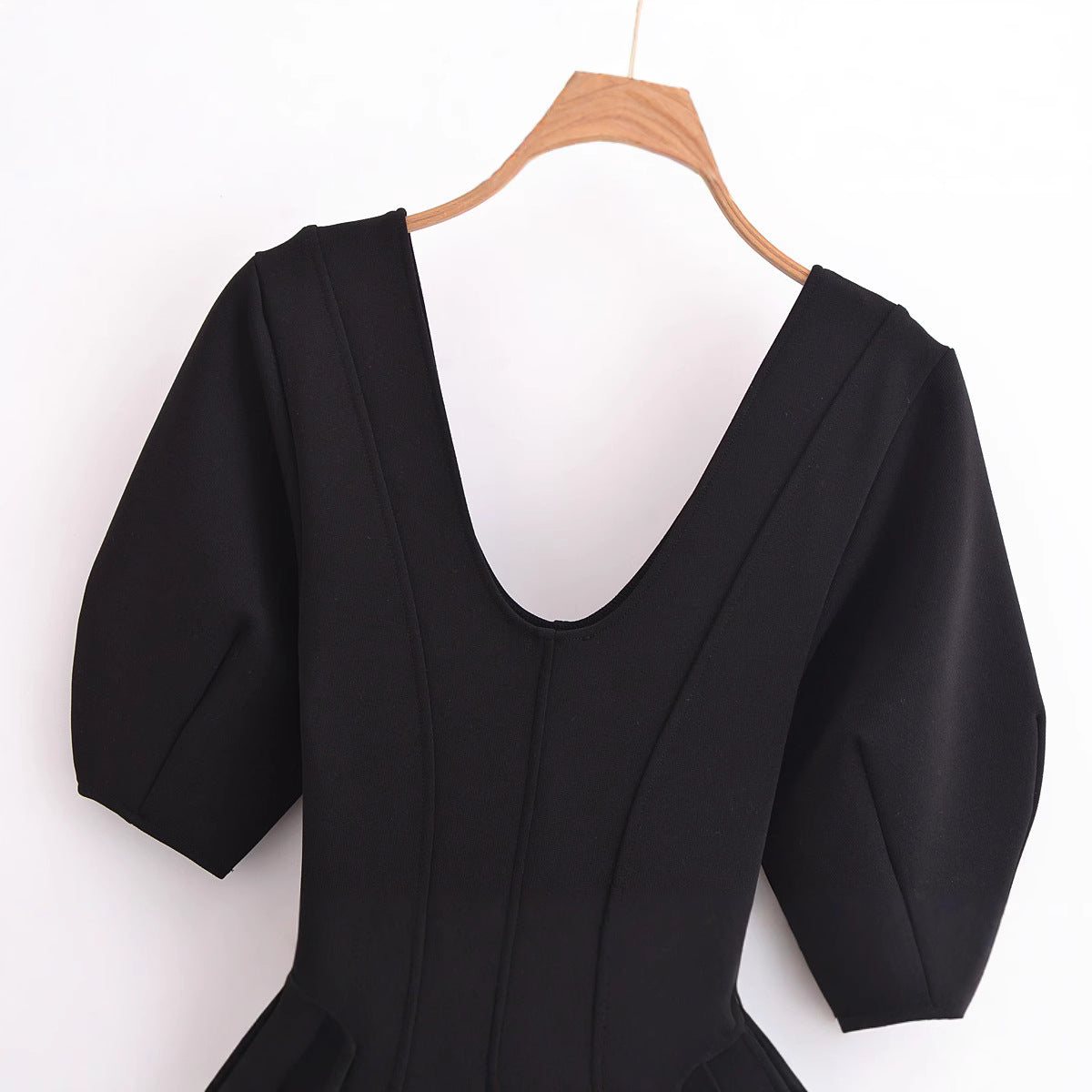 Fina Dam Klänningar Mini Rundhalsad Polyester-2