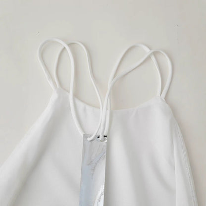 Dam Klänning Ärmlös Med Smal Ryggdekoration Polyester Fina Dam Klänningar-4