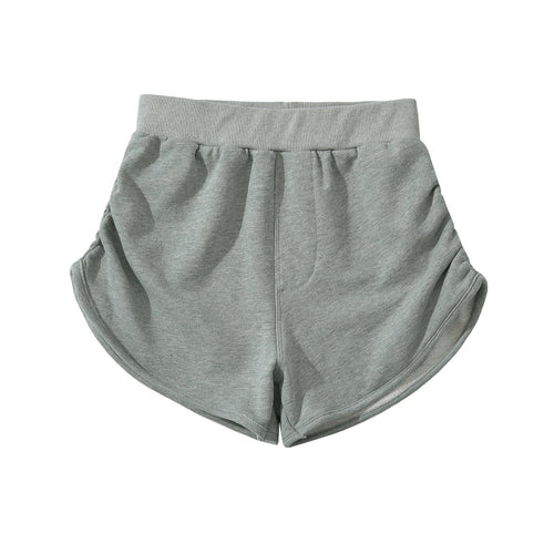 Kvinnors Fritidshorts Sportig Andningsbart Material Hög Midja 1
