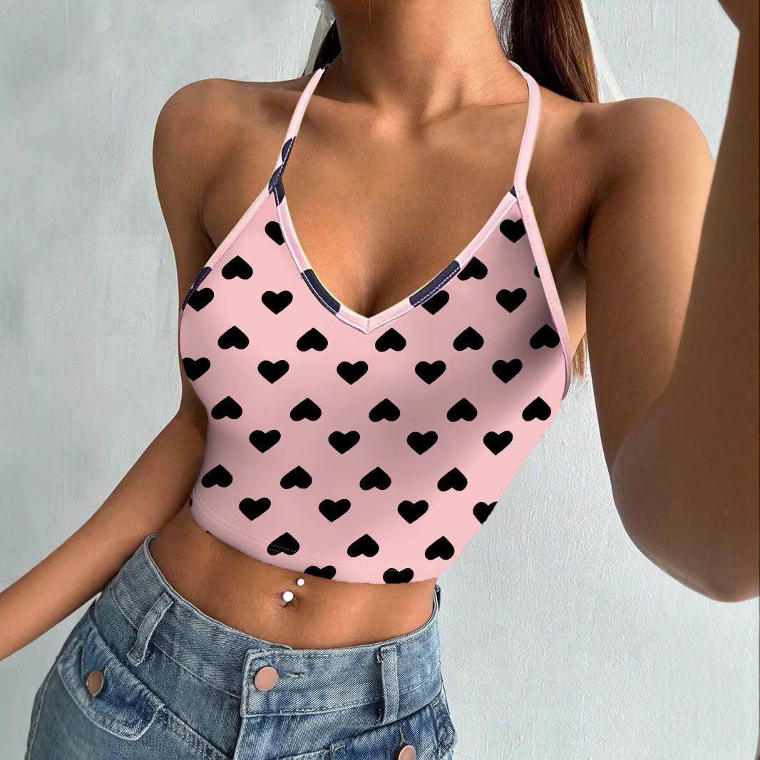 Dam Tank Top Spaghetti Band 100% Bomull Medium Elasticitet-4