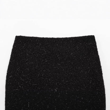 Kvinna Minikjol Monokrom Design Polyester-3