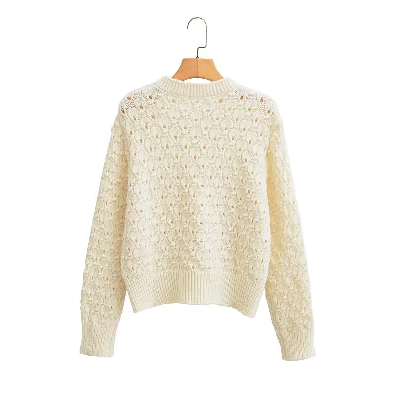 Kvinnors Stickad Tröja Rüsch-design Bomull-2