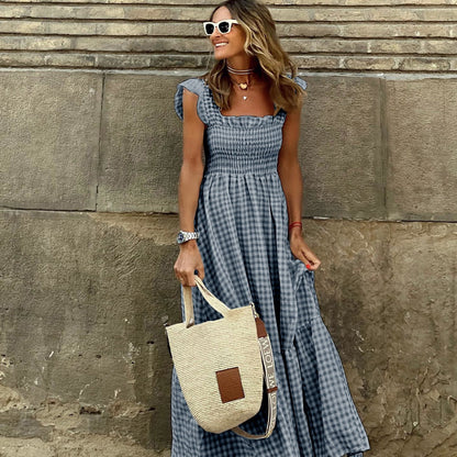 Fina Dam Klänningar Utställd Kjol Akryl Ärmlös-4