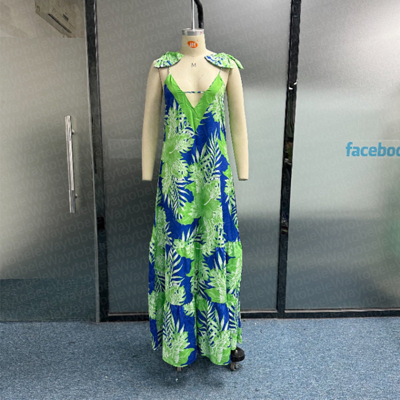 Damklänning A-linje V-ringning Polyester för Fina Tillfällen-3