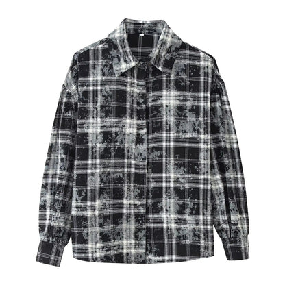 Kvinnors Tvådelad Uppsättning Rutig Design med Ruffle Detaljer Högkvalitativt Tyg 3