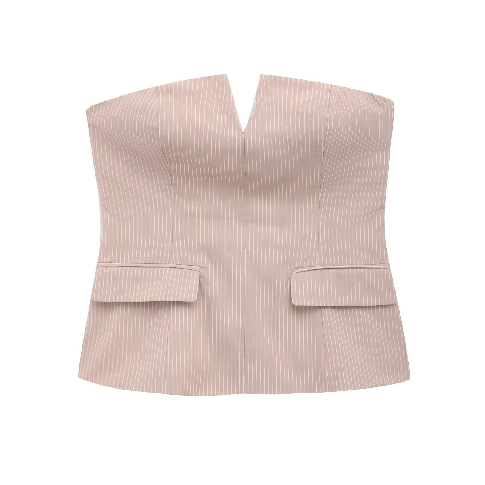 Dam Bustier Topp Mångsidig Polyester för Festtoppar-3