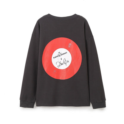 Långärmad T-shirt för Kvinnor i Andningsbar Bomull – Sportig Passform med Trendigt Tryck, Maskintvättbar 2