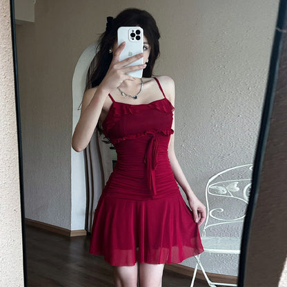 Variant image for Kvinnors Fishtail Klänning Ärm-Lös Polyester Elastan-7