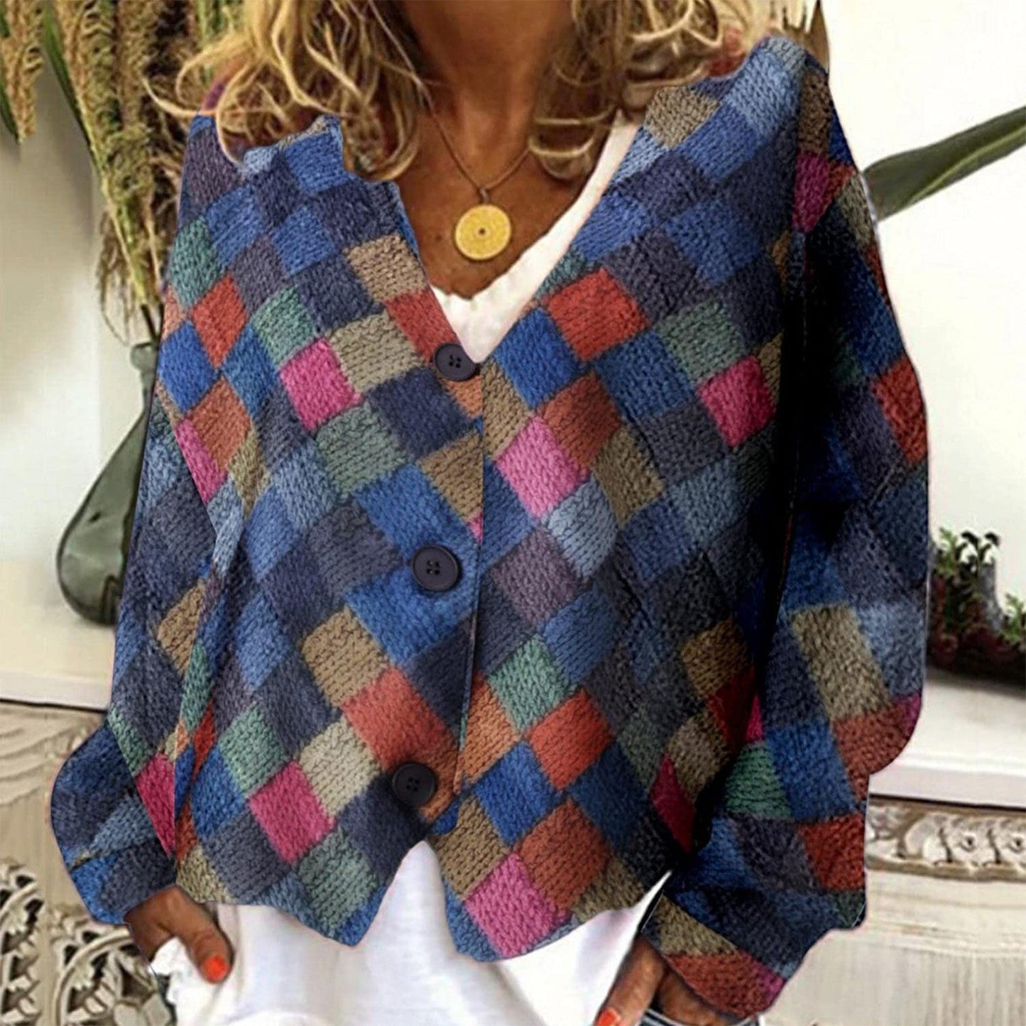 Variant image for Damkläder Bekväm Topp 100% Bomull för Damer-1