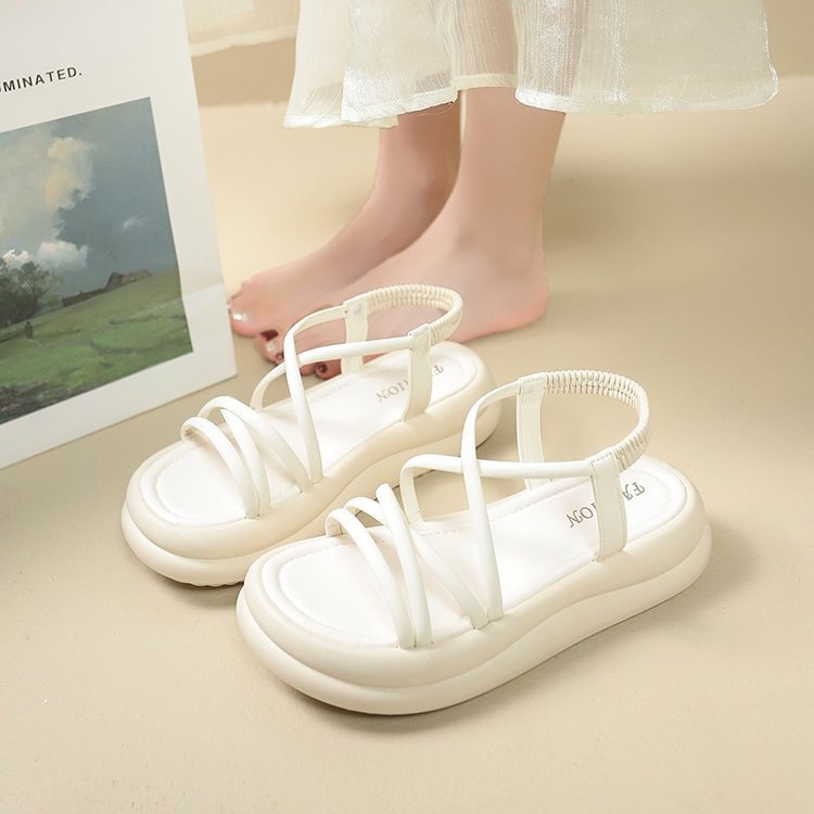 Kvinnors Sandaler Flexibelt Material Modern Design 2