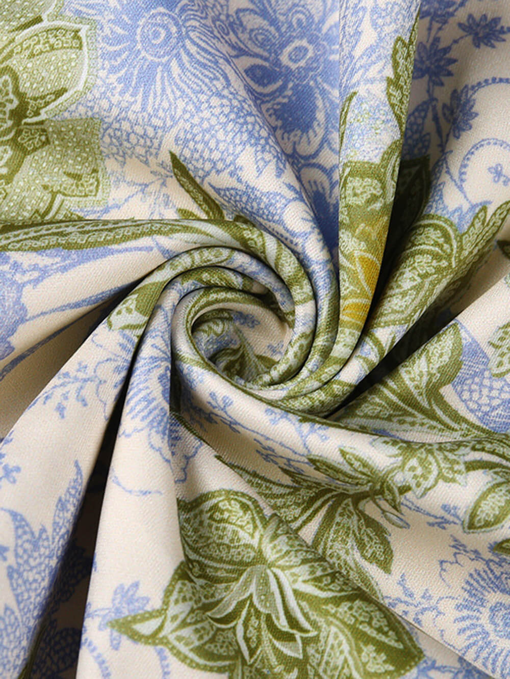 Maxiklänning Dam Stropplös Blommönster Polyester med Slits-4