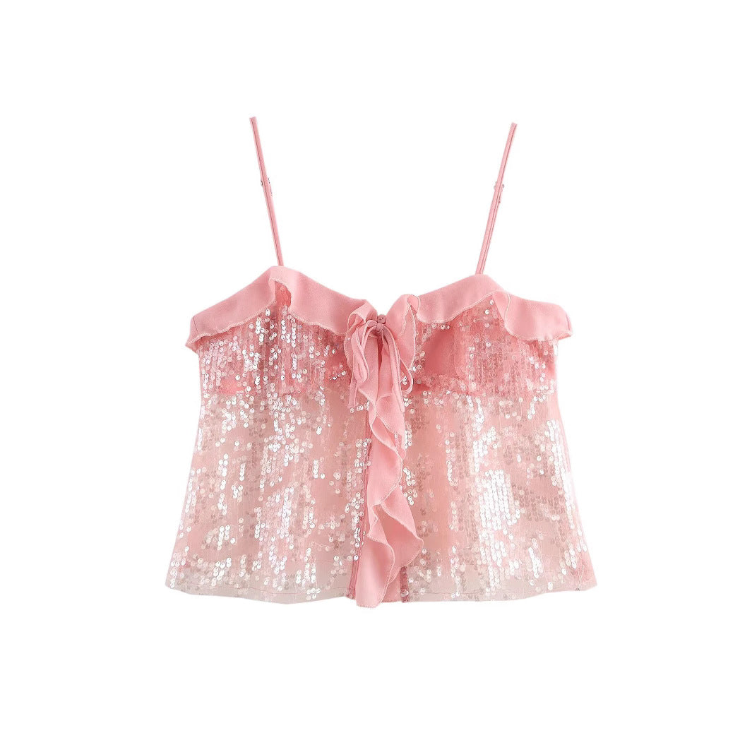 Kvinnors Oregelbunden Klänning Spaghetti Band Polyester-3