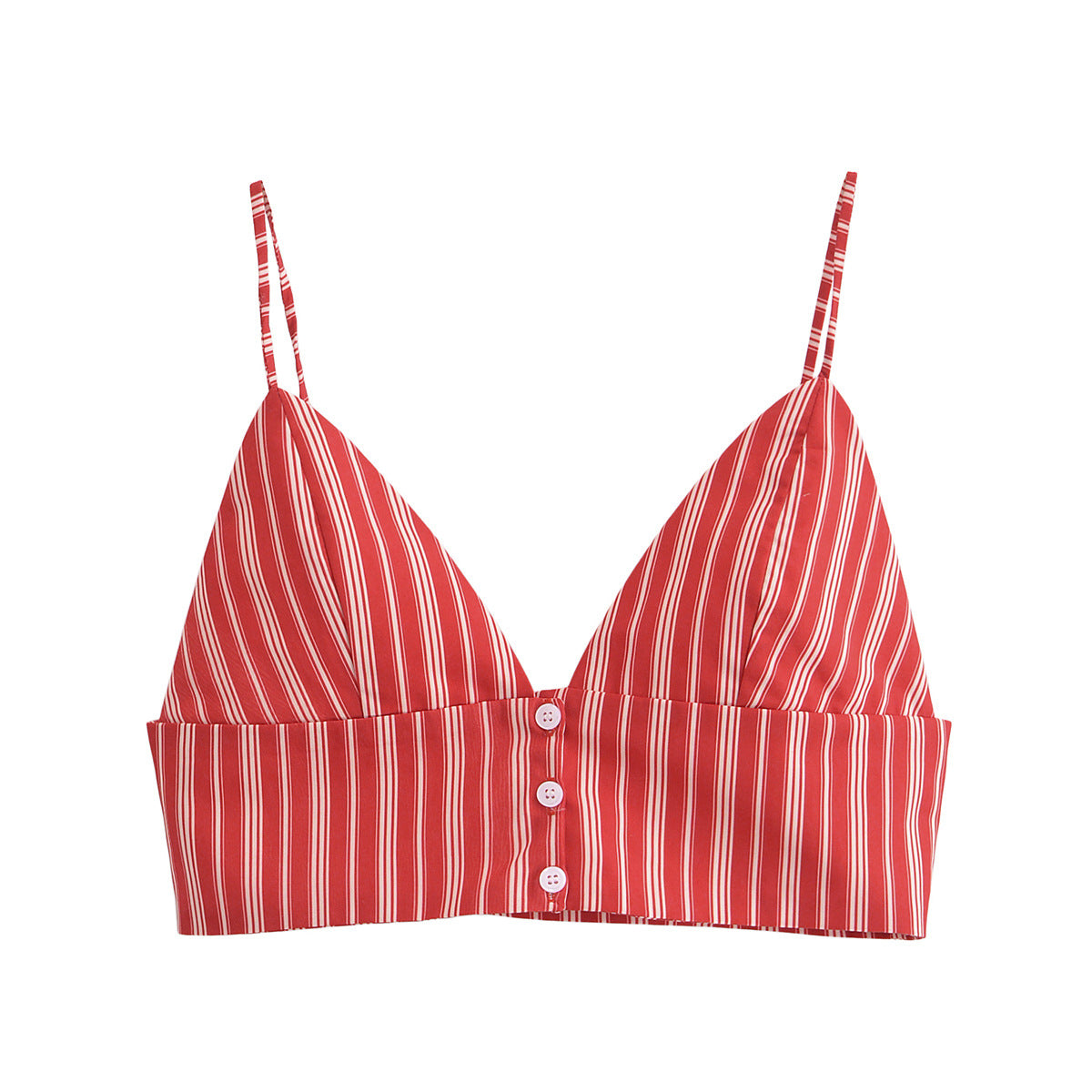 Dam Kort Topp och Rock Set Randig Lätt Tyg för Sommar-1