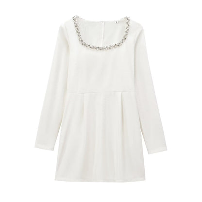 Kvinnors Aftonklänning Raffinerad Med Glittrande Detaljer Mjuk Tyg 3